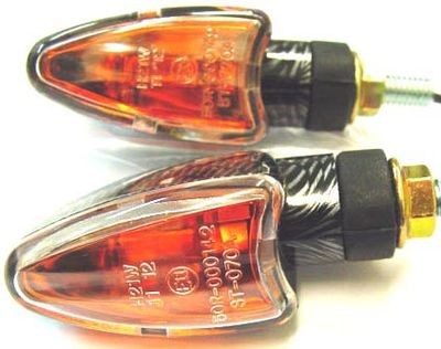 knipperlicht-set klein pijl carb-wit (2 stuks)